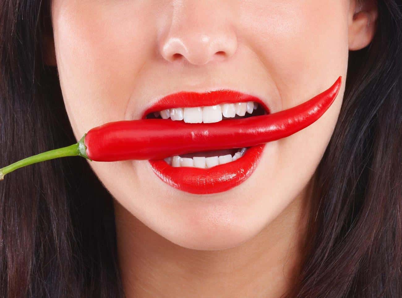 Close-up of a smile with immediate whitening results after treatment Warrington