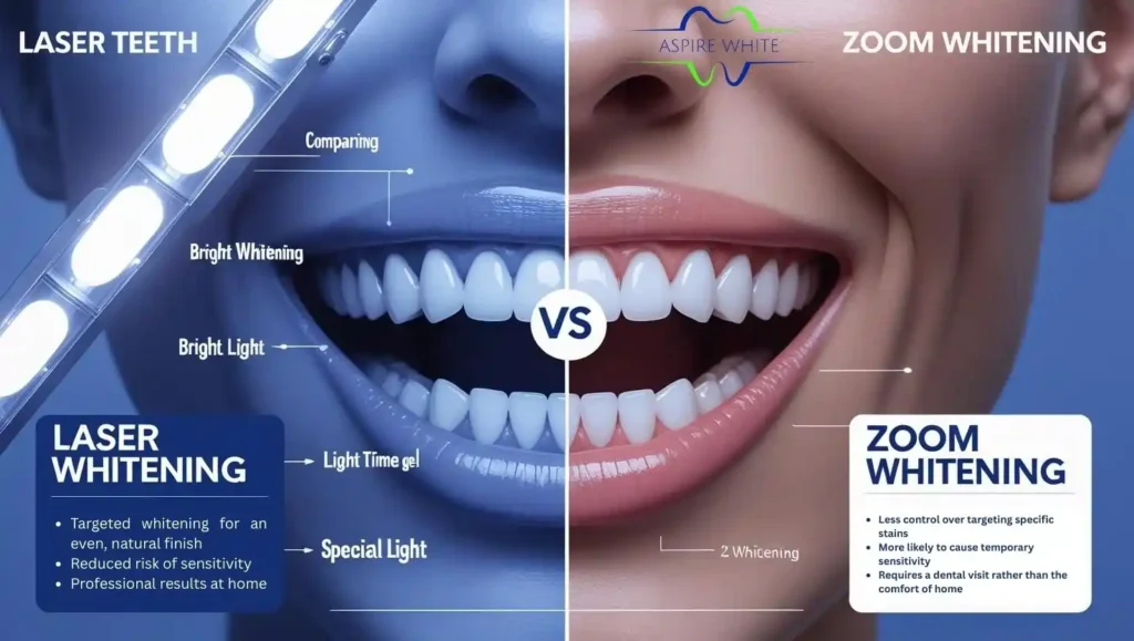 Laser Teeth Whitening vs. Zoom Whitening Warrington