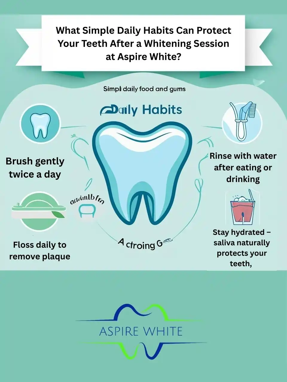 What Simple Daily Habits Can Protect Your Teeth After a Whitening Session at Aspire White Warrington