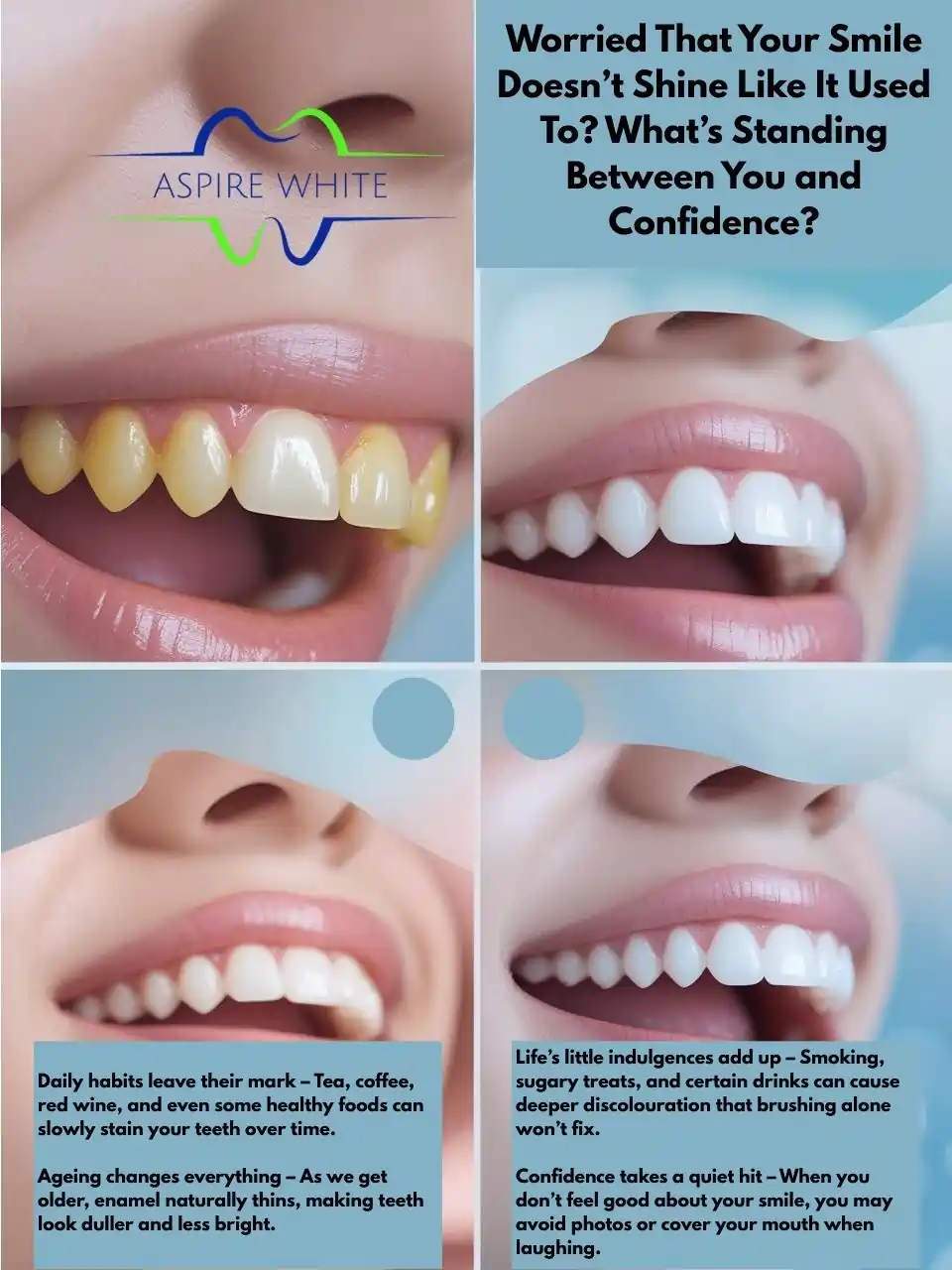 Worried That Your Smile Doesn’t Shine Like It Used To What’s Standing Between You and Confidence Warrington